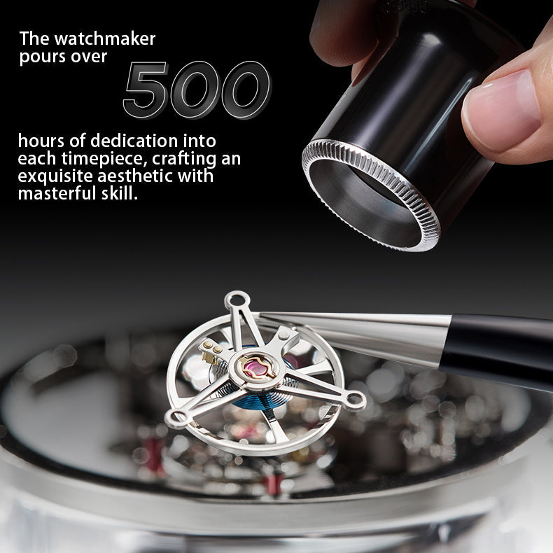 BONEST GATTI Automatic Tourbillon Movement transparent K9 cryatal Case Skeleton Dial Sapphire Crystal Rainbow Bezel K9 CRYATL Bracelet 3ATM Waterproof Luminous BG7002 TIMEMASTER