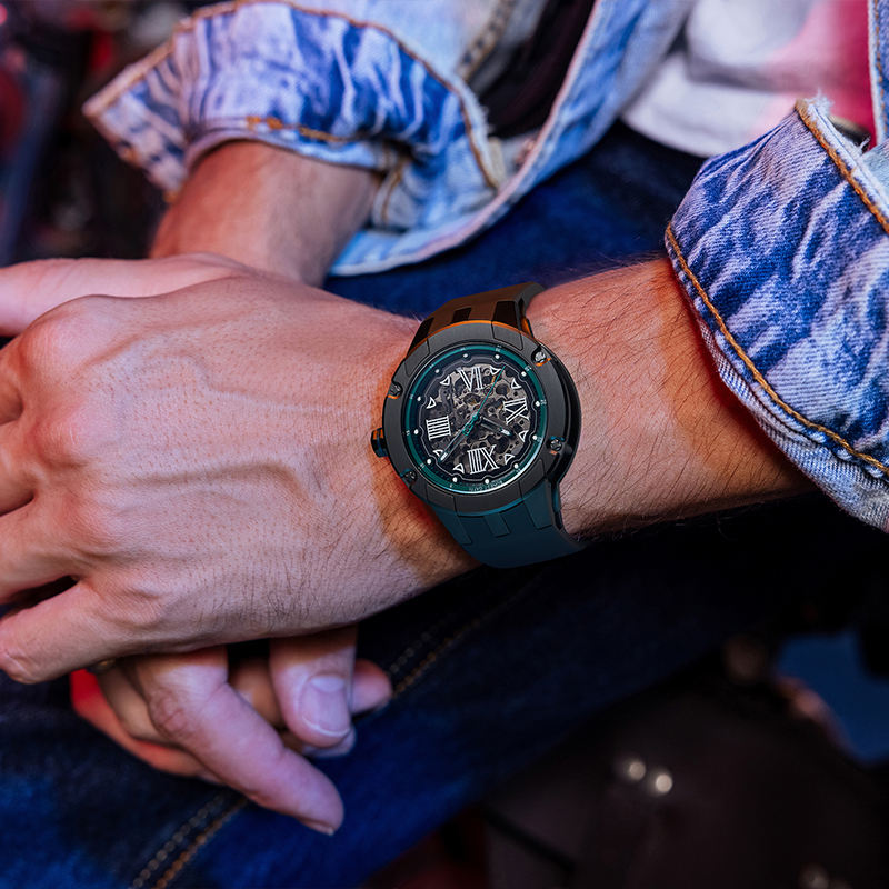 BONEST GATTI Fashionable Luxury High Quality Luminous Bonest Gatti Mechanical Watch for Man BG7701