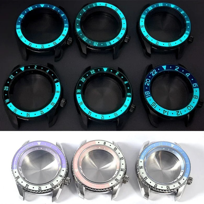 DWC05 Stainless Steel 42mm Case High-quality Sapphire Glass Bezel Blue Lume Diving