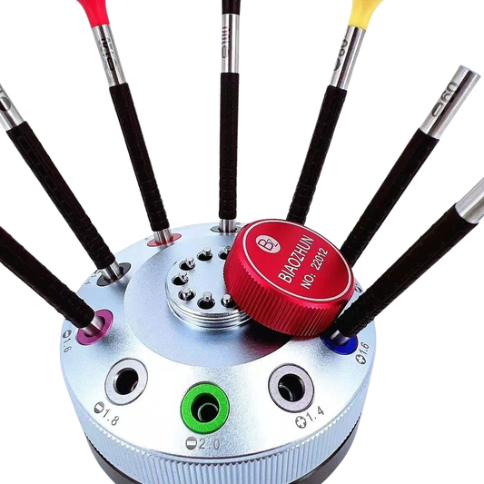 DWT01 High Quality 10 Piece Bearing Rotatable Screwdriver For Watchmaker
