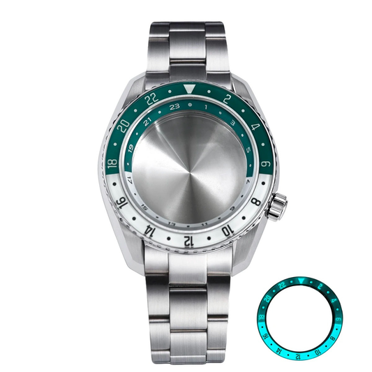 DWC10 Stainless Steel 42mm Case High-quality Sapphire Glass Bezel Blue Lume Diving