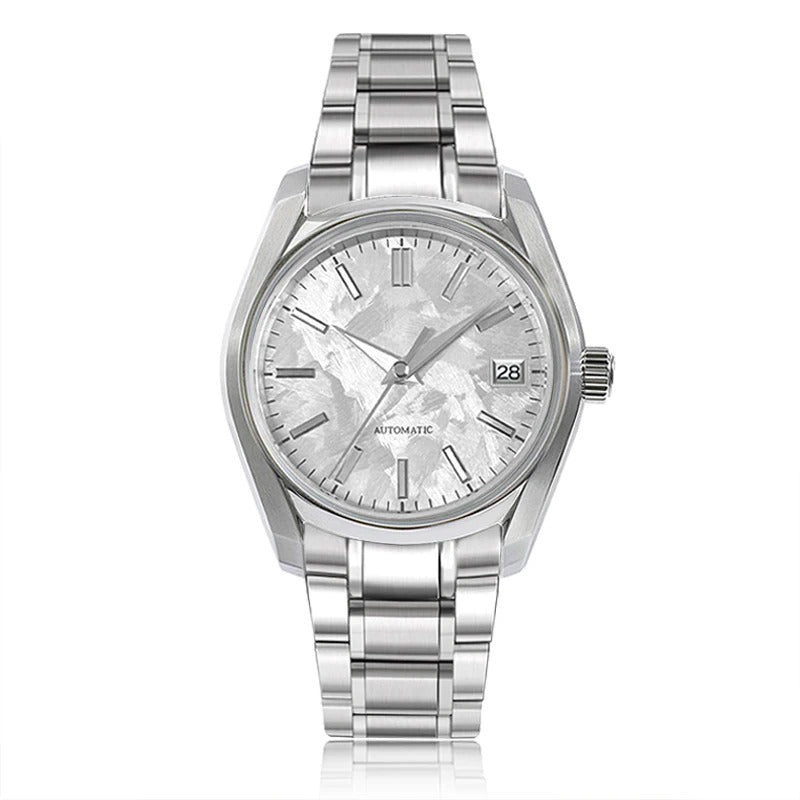 DWW03 38mm Sakura Series Stainless Steel Watch Dome Glass AR Coating High-quality Men's Watch NH35 Movement