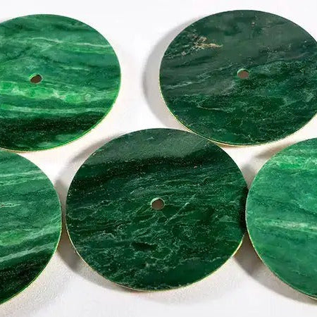 DWD13 28.5mm Dial Green African Jade No Lume NH38 Movement Modified Watch Stone Dial Custom No Date/Date