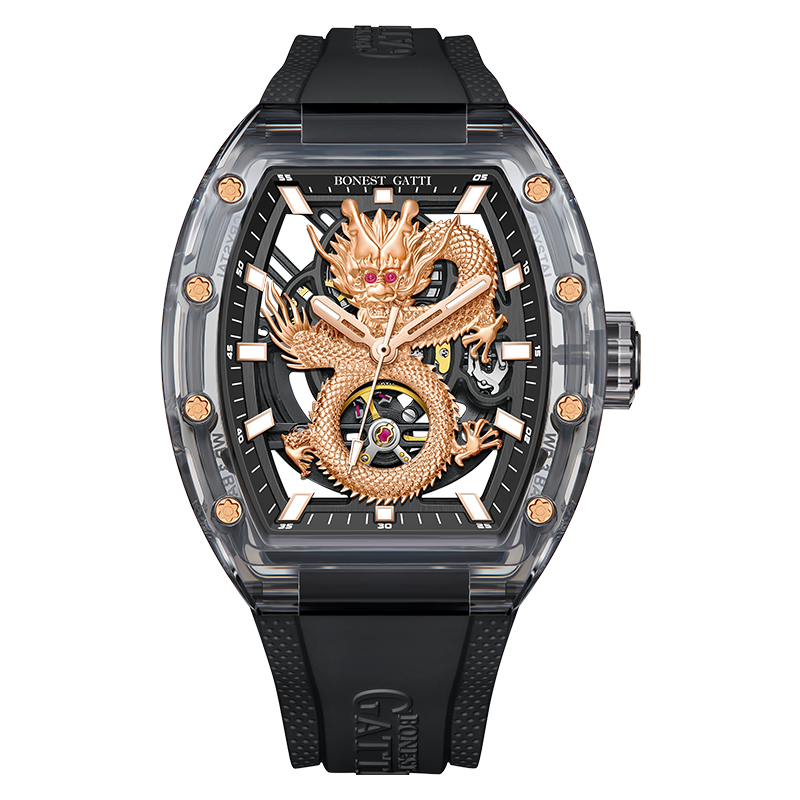 Bonest Gatti Mirror Hollow Out Mechanical watch BG9980-A1