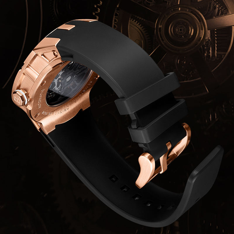 BONEST GATTI Fashionable Luxury High Quality Luminous Bonest Gatti Mechanical Watch for Man BG7701