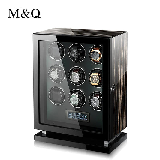 Watchwinder Case Watches Organizer 6 Mute Anti Magnetism Brown