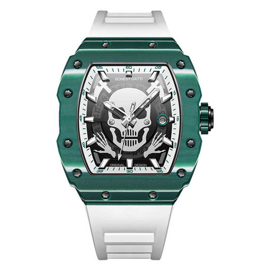 BONEST GATTI Good Performance Carbon Fiber Luxury case 5 ATM Waterproof Men Luminous Watch BG9908-A1