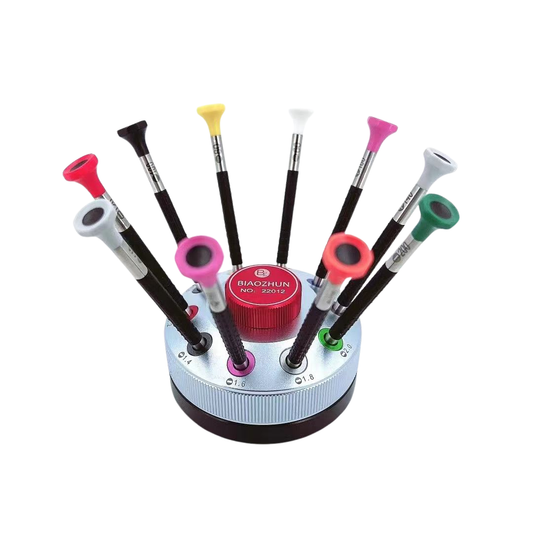 DWT01 High Quality 10 Piece Bearing Rotatable Screwdriver For Watchmaker