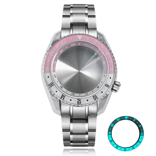 DWC07 Stainless Steel 42mm Case High-quality Sapphire Glass Bezel Blue Lume Diving