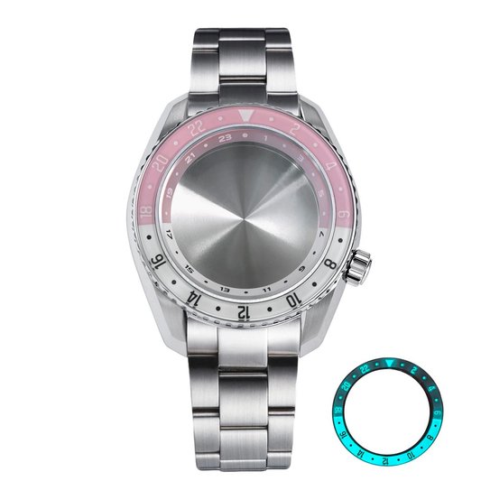 DWC07 Stainless Steel 42mm Case High-quality Sapphire Glass Bezel Blue Lume Diving