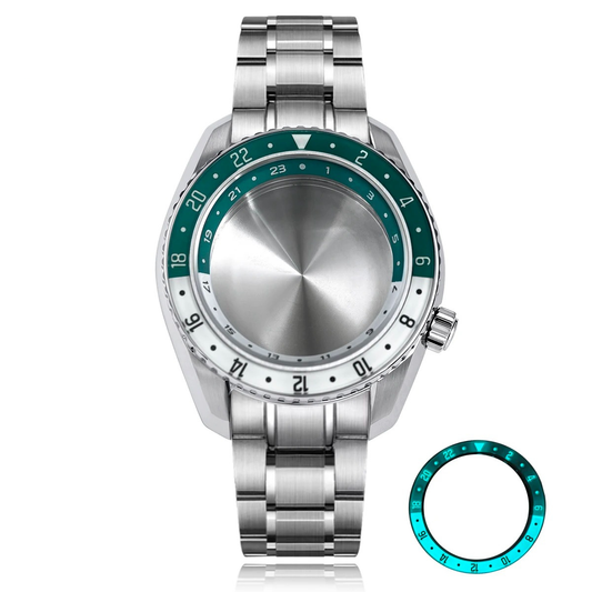 DWC10 Stainless Steel 42mm Case High-quality Sapphire Glass Bezel Blue Lume Diving