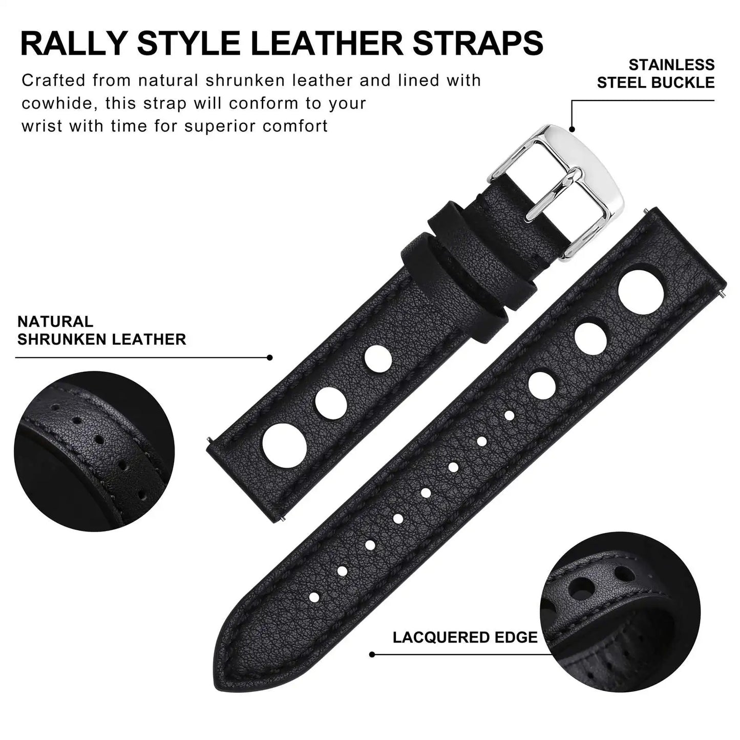 DWS01 Leather Watch Strap