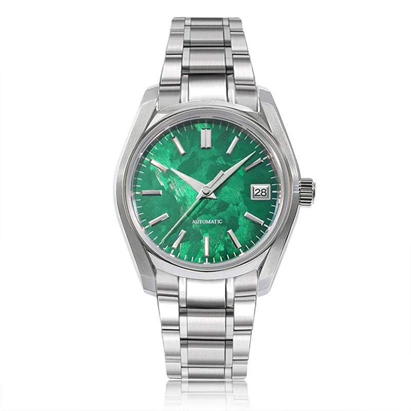 DWW06 38mm Sakura Series Stainless Steel Watch Dome Glass AR Coating High-quality Men's Watch NH35 Movement